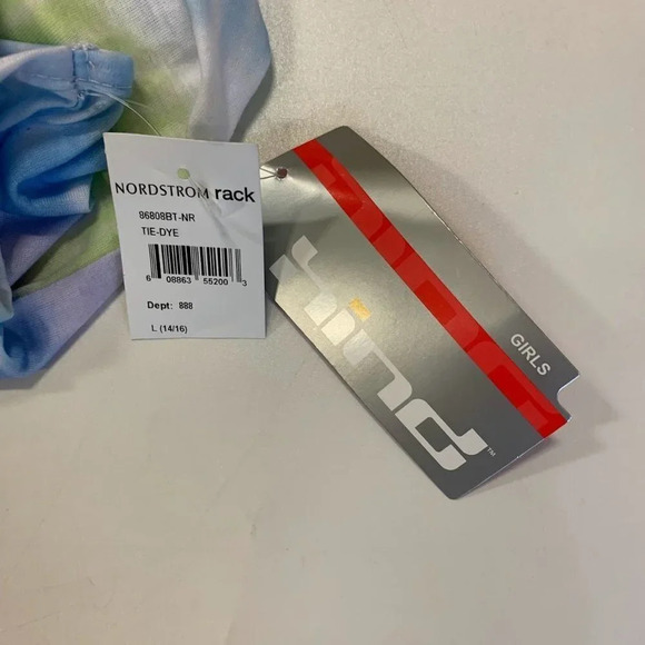 Hind Girls Tie Dye Girls Run The World Relax Tank Top Size L NWT - Picture 8 of 16